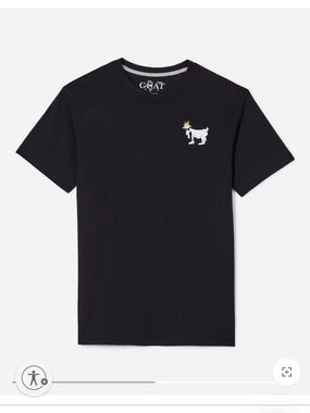 GOAT USA Black OG Short-Sleeve Graphic T-Shirt - Goat Logo NWT xl